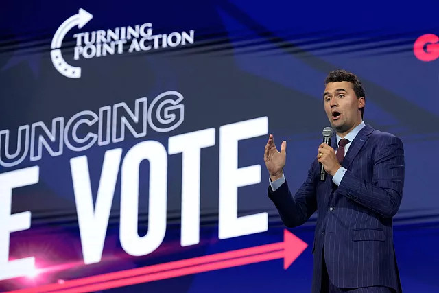 Charlie Kirk, a Turning Point USA alapítója beszél a szervezet floridai konferencián AP Photo