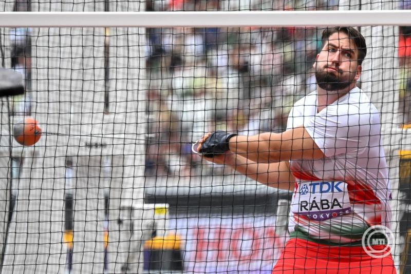 Rába Dániel a férfi kalapácsvetés selejtezőjében a tokiói atlétikai világbajnokságon 2025. szeptember 15-én. MTI/Czeglédi Zsolt