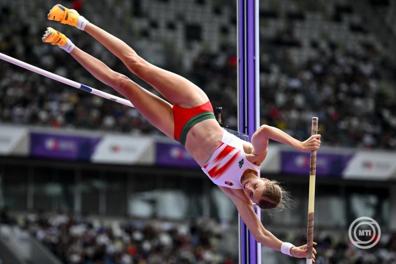 Klekner Hanga a női rúdugrás selejtezőjében a tokiói atlétikai világbajnokságon 2025. szeptember 15-én. MTI/Czeglédi Zsolt