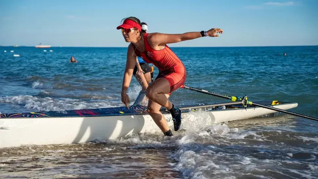 Preil Vivien (Fotó. Facebook/Magyar Evezős Szövetség)