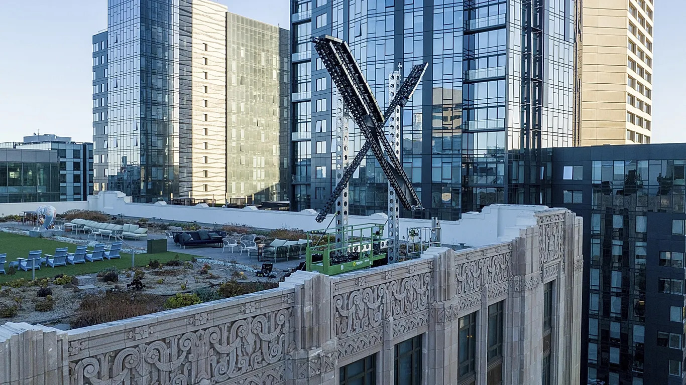 Az X központja San Francisco belvárosában - Szerzői jogok AP Photo/Noah Berger