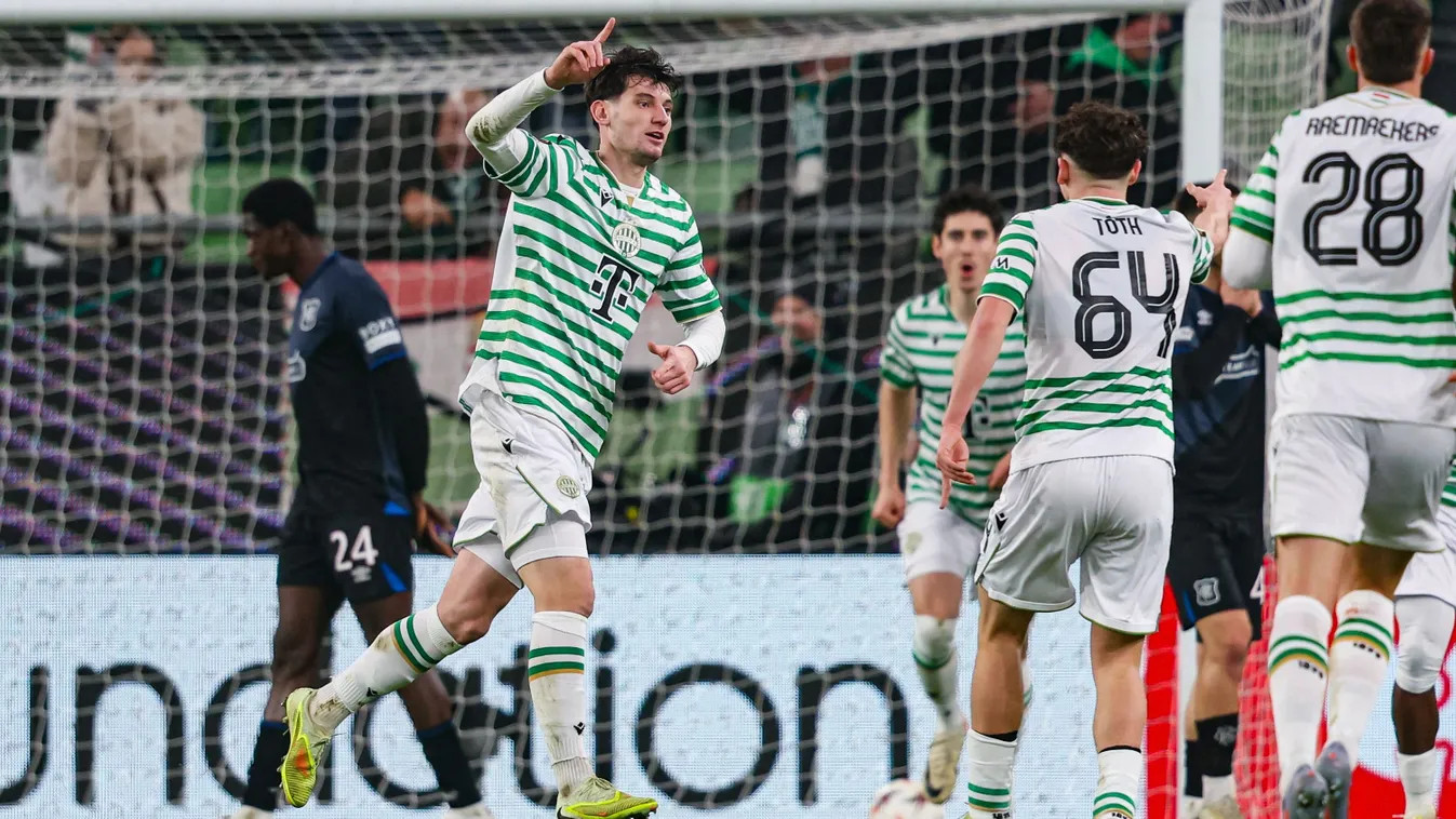 A remek formában levő Ötvös Bence az első félidő utolsó percében egyenlített (Fotó: Getty Images)